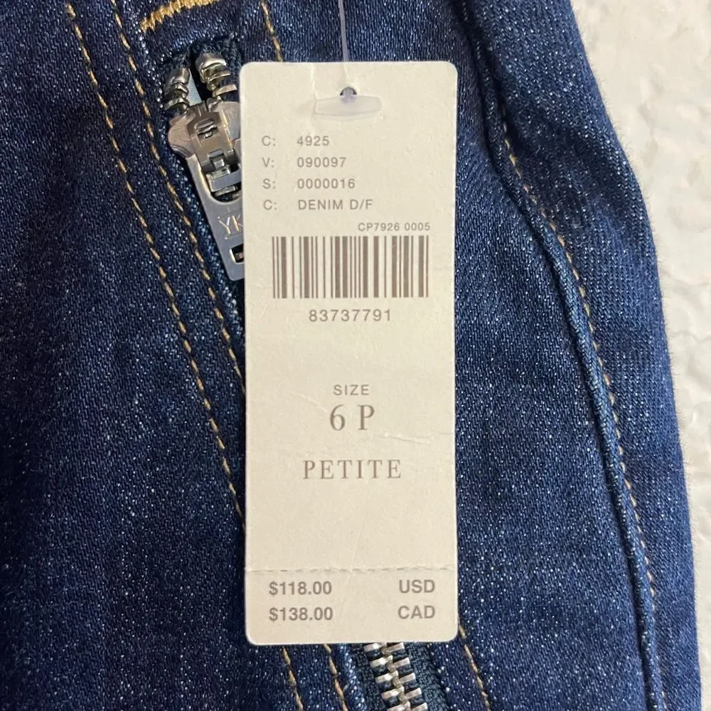 Anthro x Pilcro Denim Midi Skirt with zippered pockets. NWT. 6